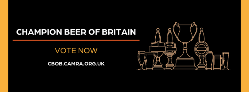 Championing the best of British beer: Get involved in voting for CBOB 2027 and finding the cream of the crop! (Online session Monday 13 October 8pm)