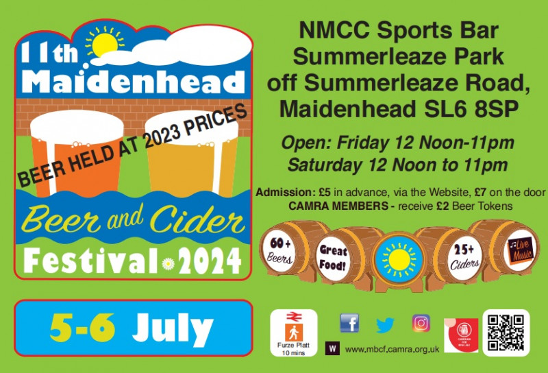 Maidenhead Beer & Cider Festival - 2024